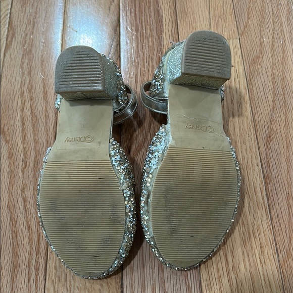 Sparkling Silver & Gold Glitter Princess Toddler Heels - Picture 5 of 6